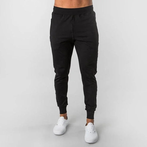 Pantaloni da tuta maschili in stile jogger - nero / s