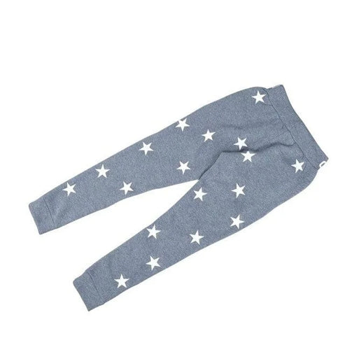 Pantaloni della tuta grigi con stelle - grigio / s