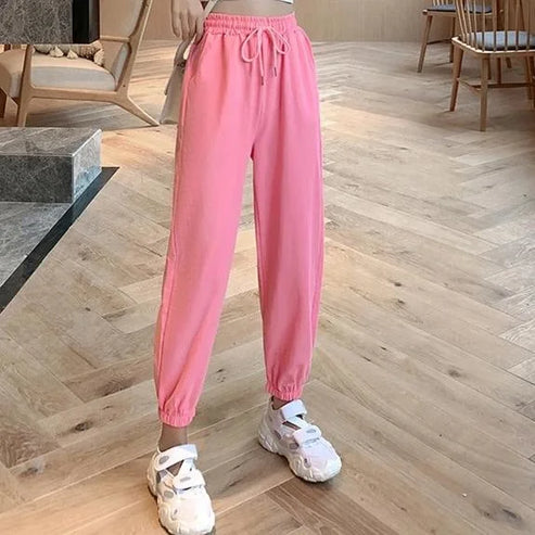 Pantaloni sportivi classici - rosa / s