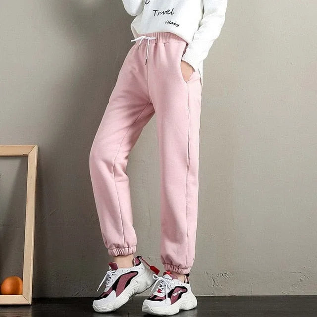 Pantaloni sportivi isolati - rosa / s