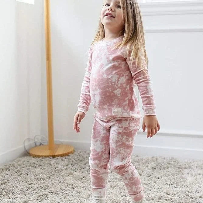 Pigiama classico per bambini - rosa / 80 centimetri