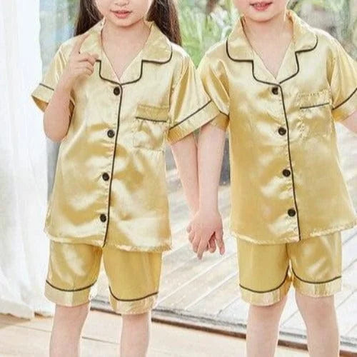 Pigiama per bambini con maglia - giallo / 100 centimetri