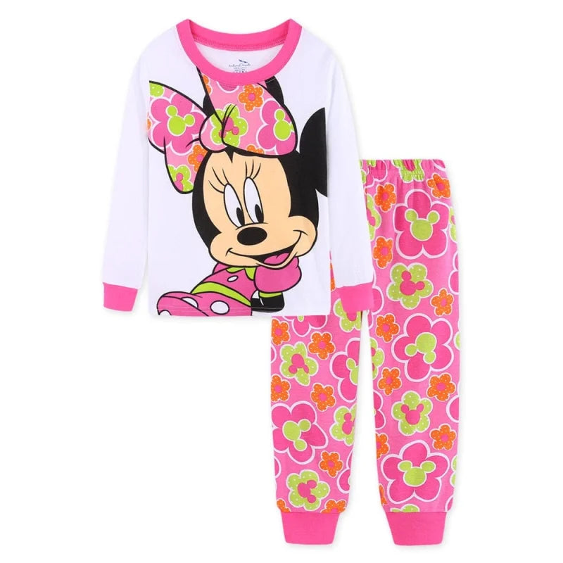 Pigiama per bambini con minnie mouse - rosa / 1-2 anni