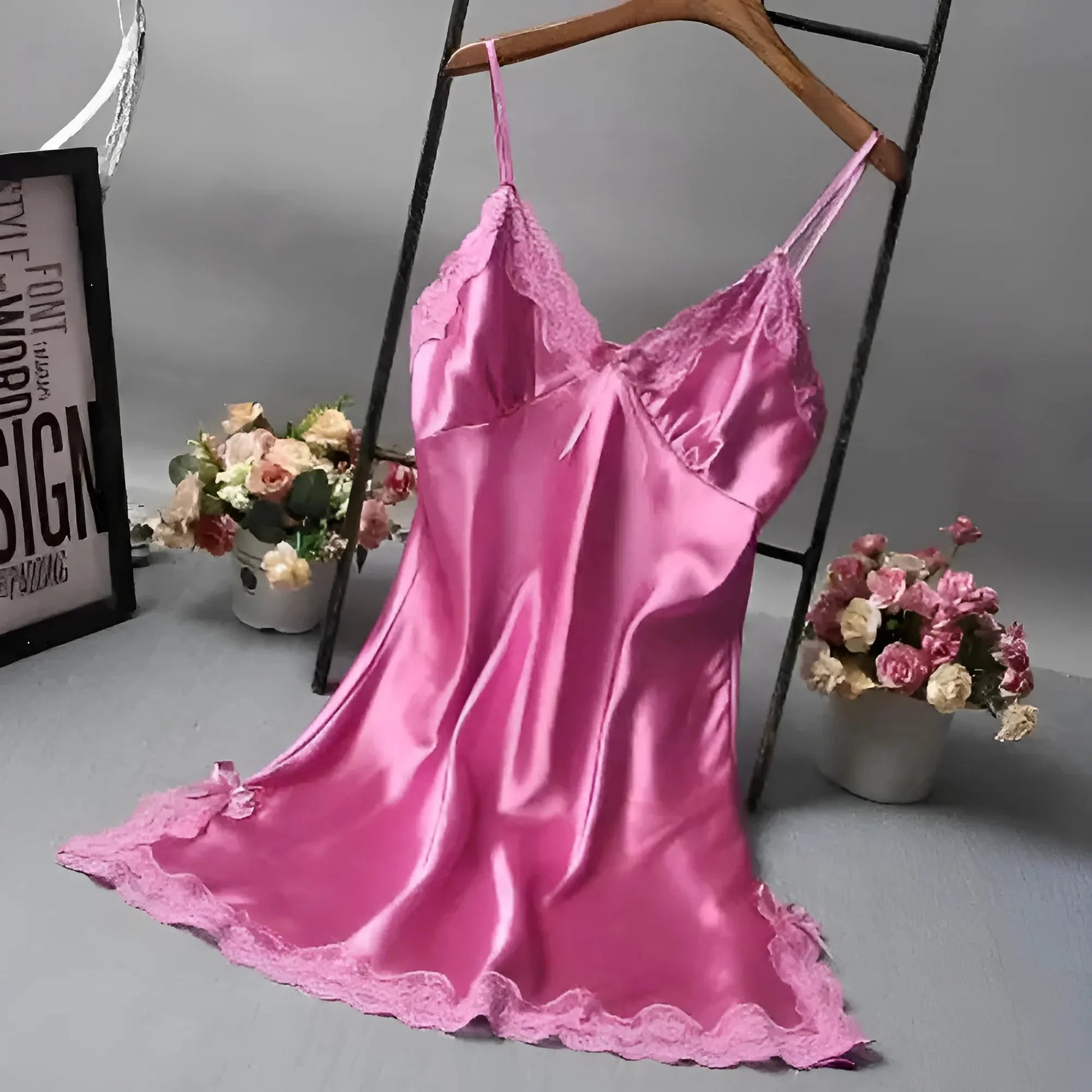 Rosa Camicia da notte classica