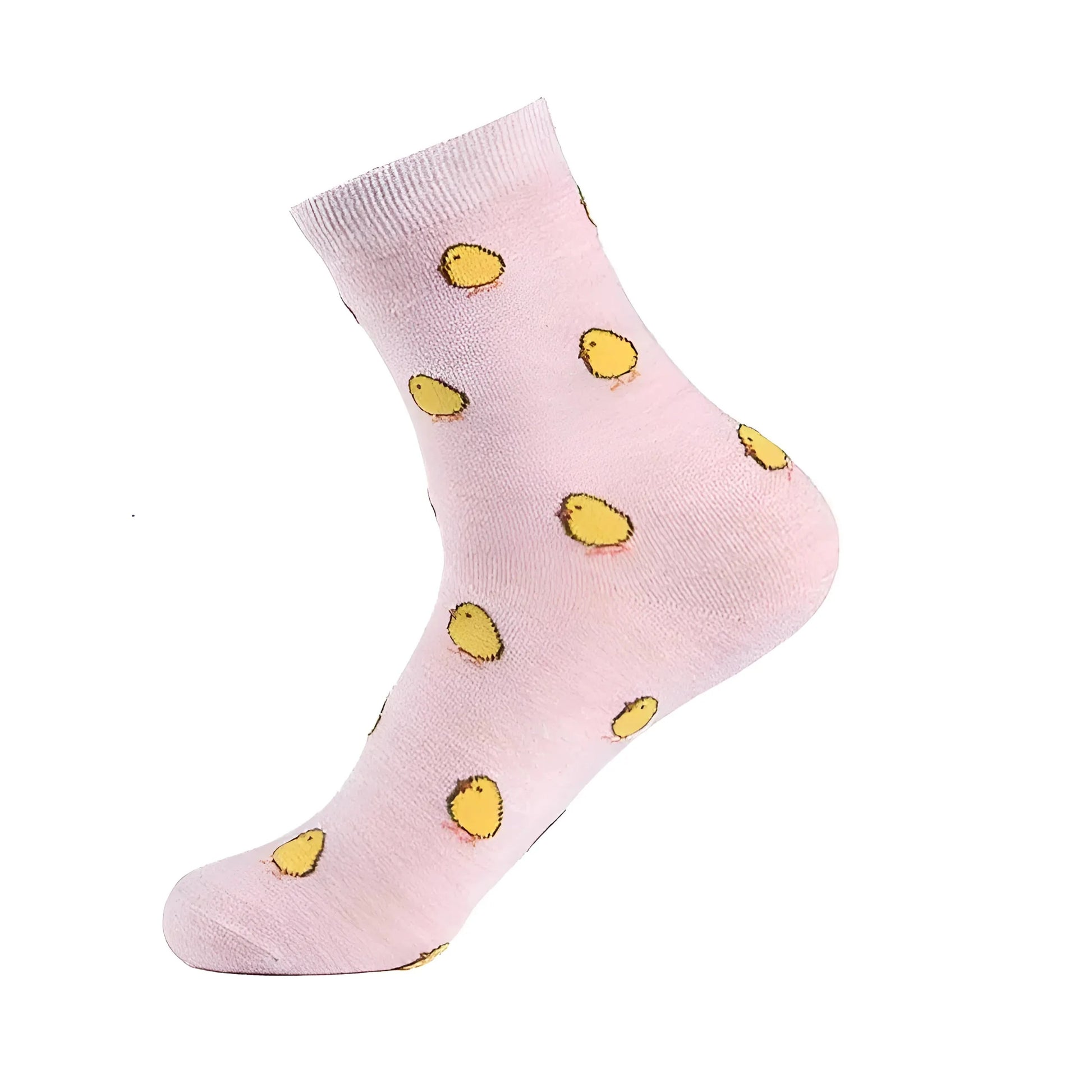Rosa Calze Lunghe con Stampe Colorate