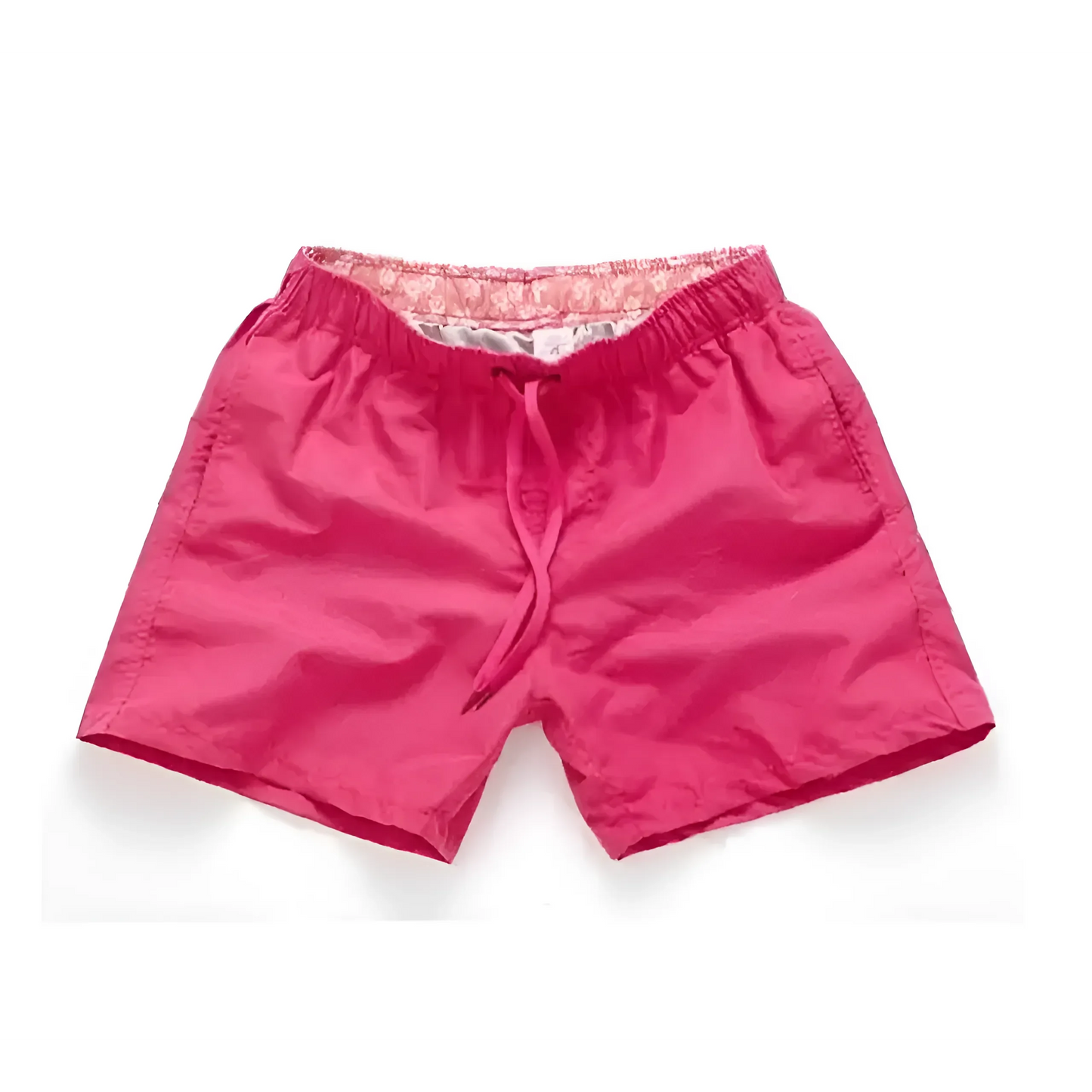 Rosa Shorts da bagno da uomo con tasche in vari colori