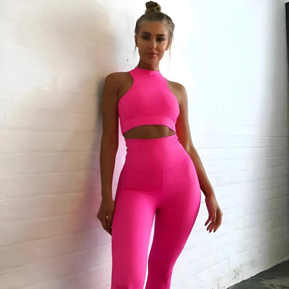 Rosa Set Sportivo Neon