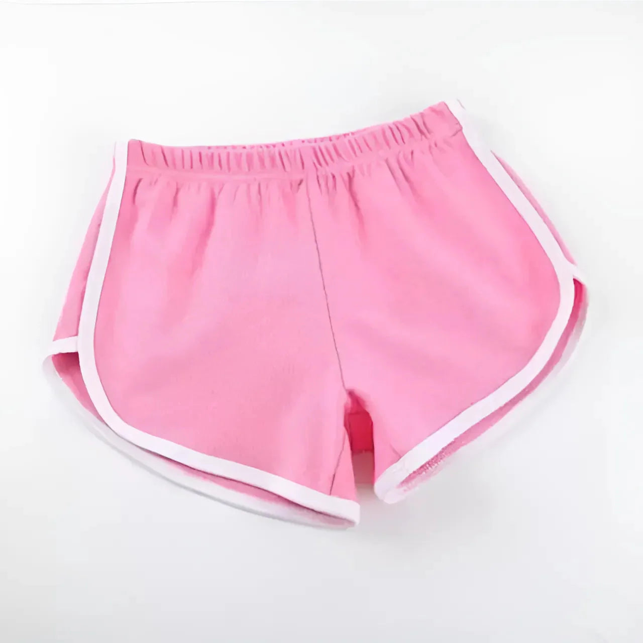 Rosa Pantaloni Corti Sportivi per Dormire