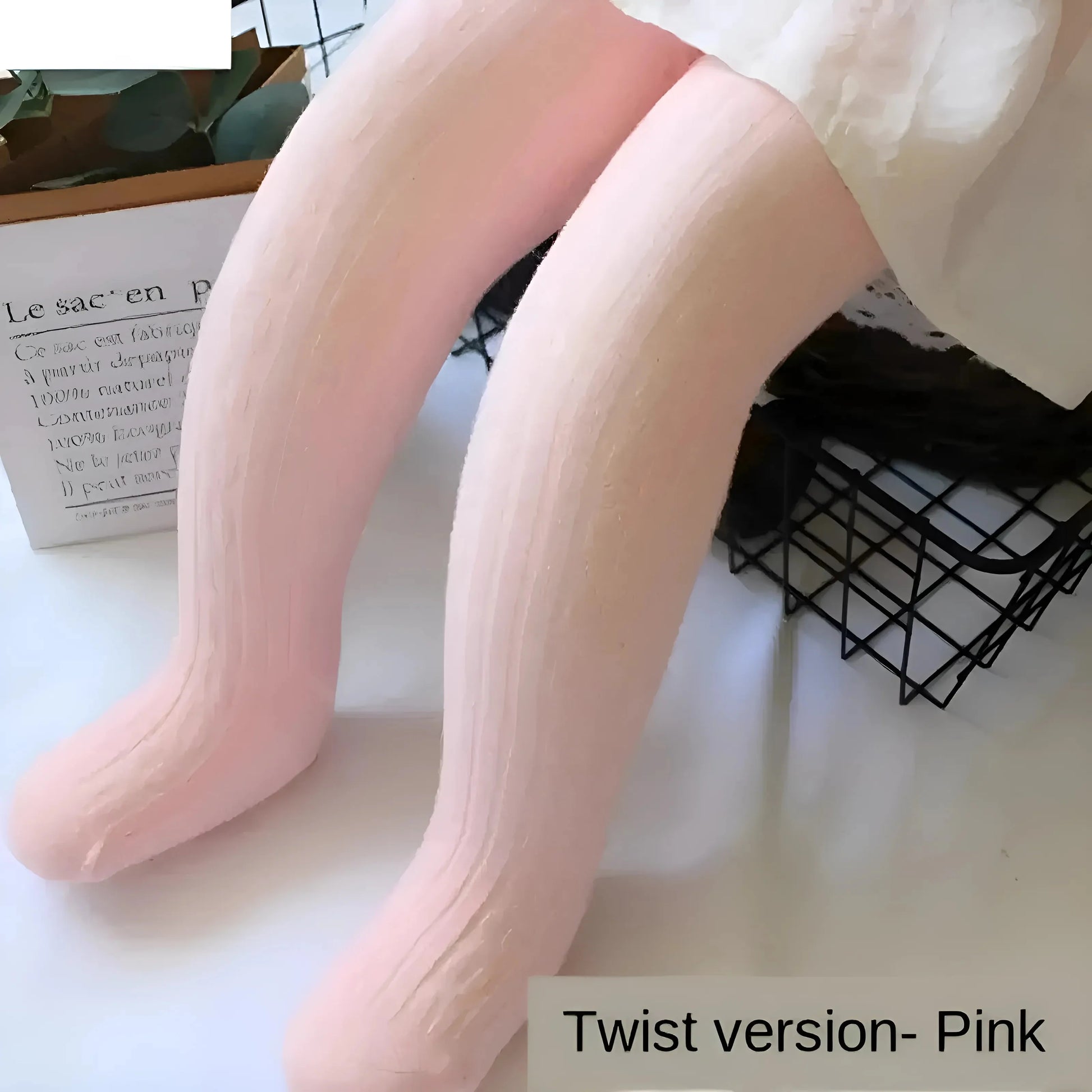 Rosa Collant a righe per bambini