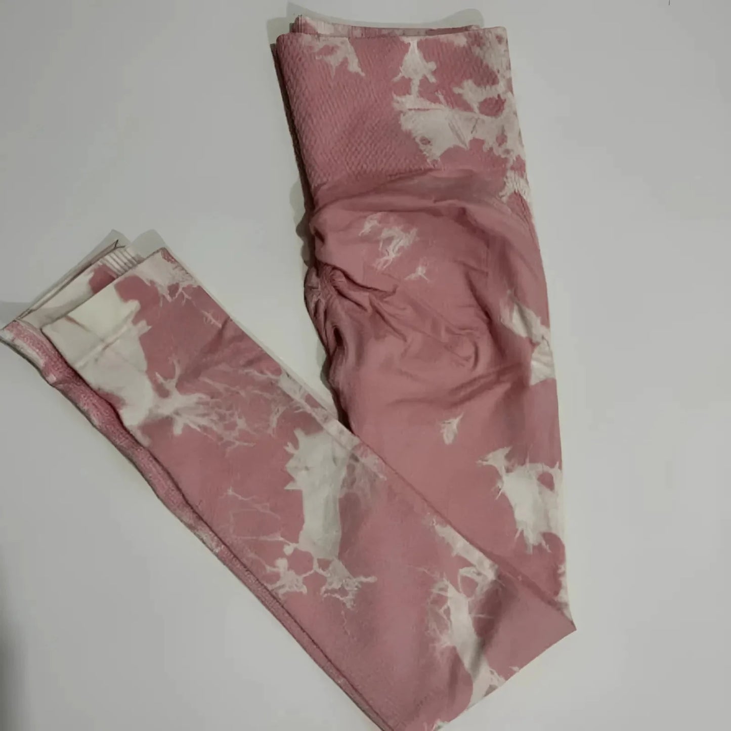 Rosa Leggings da donna con motivo decorativo