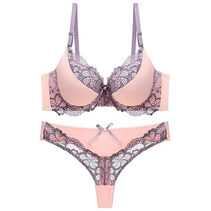 Viola Set di Lingerie con Pizzo