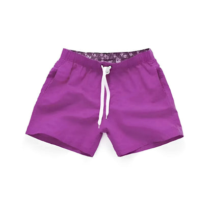 Viola Shorts da bagno da uomo con tasche in vari colori