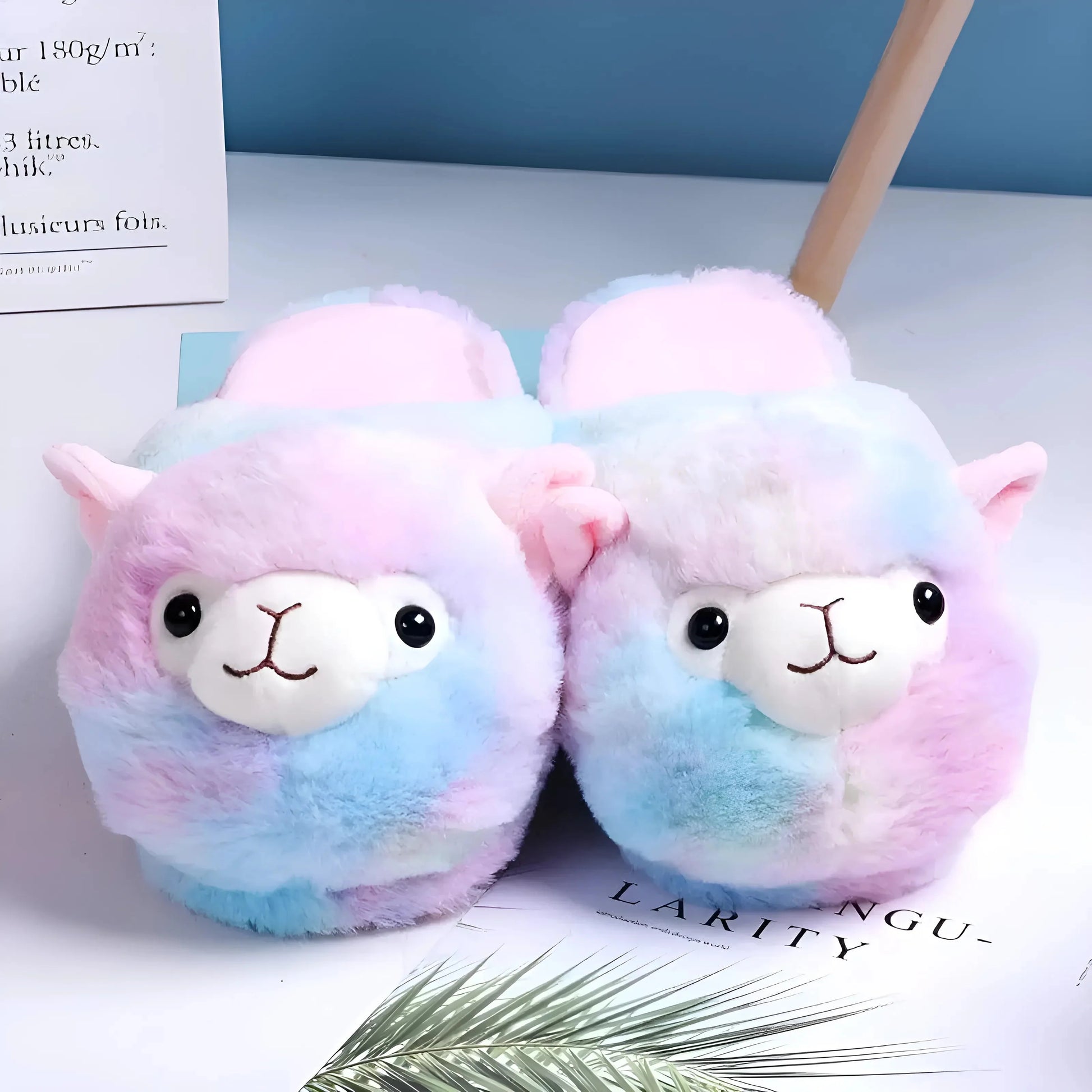 Arcobaleno Pantofole da donna con lama