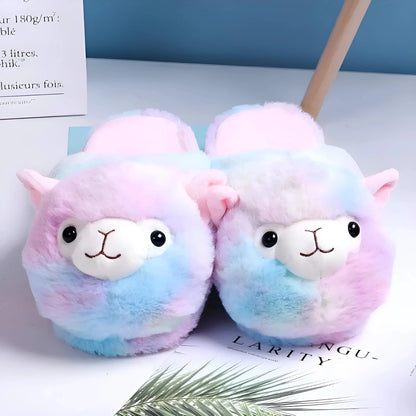 Arcobaleno Pantofole da donna con lama