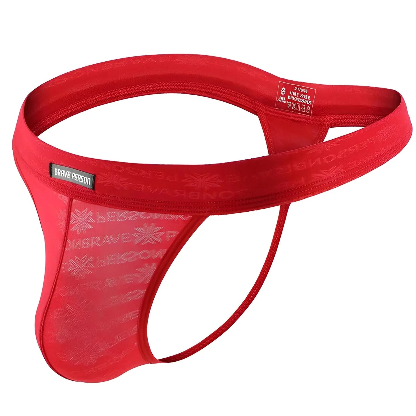 Rosso Brave Person Slip da Uomo