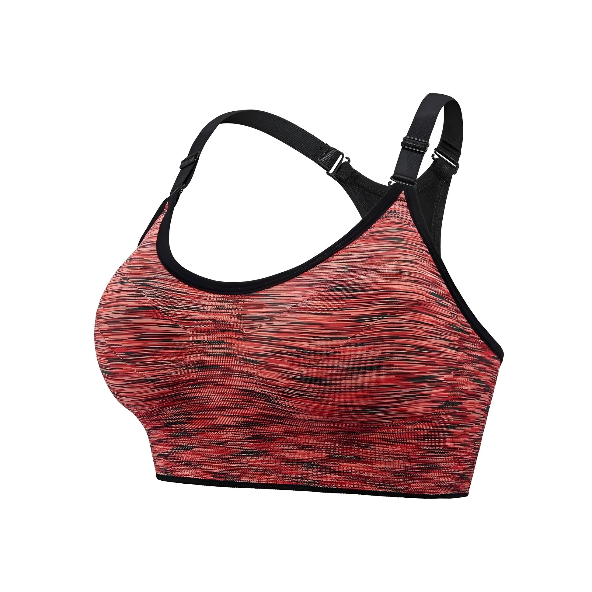 Rosso Reggiseno Sportivo Traspirante