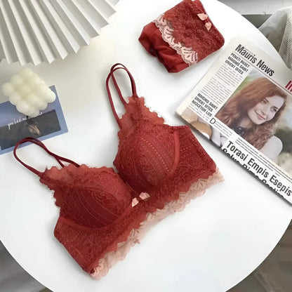 Rosso Reggiseno con pizzo