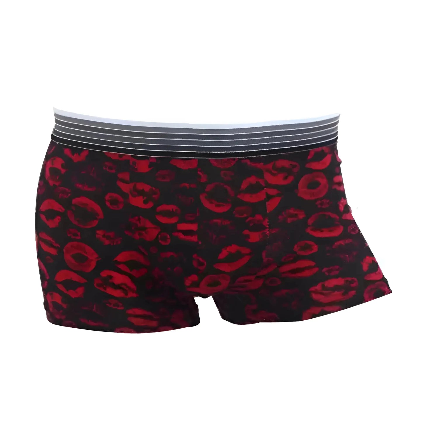 Rosso Boxer da uomo in motivi colorati