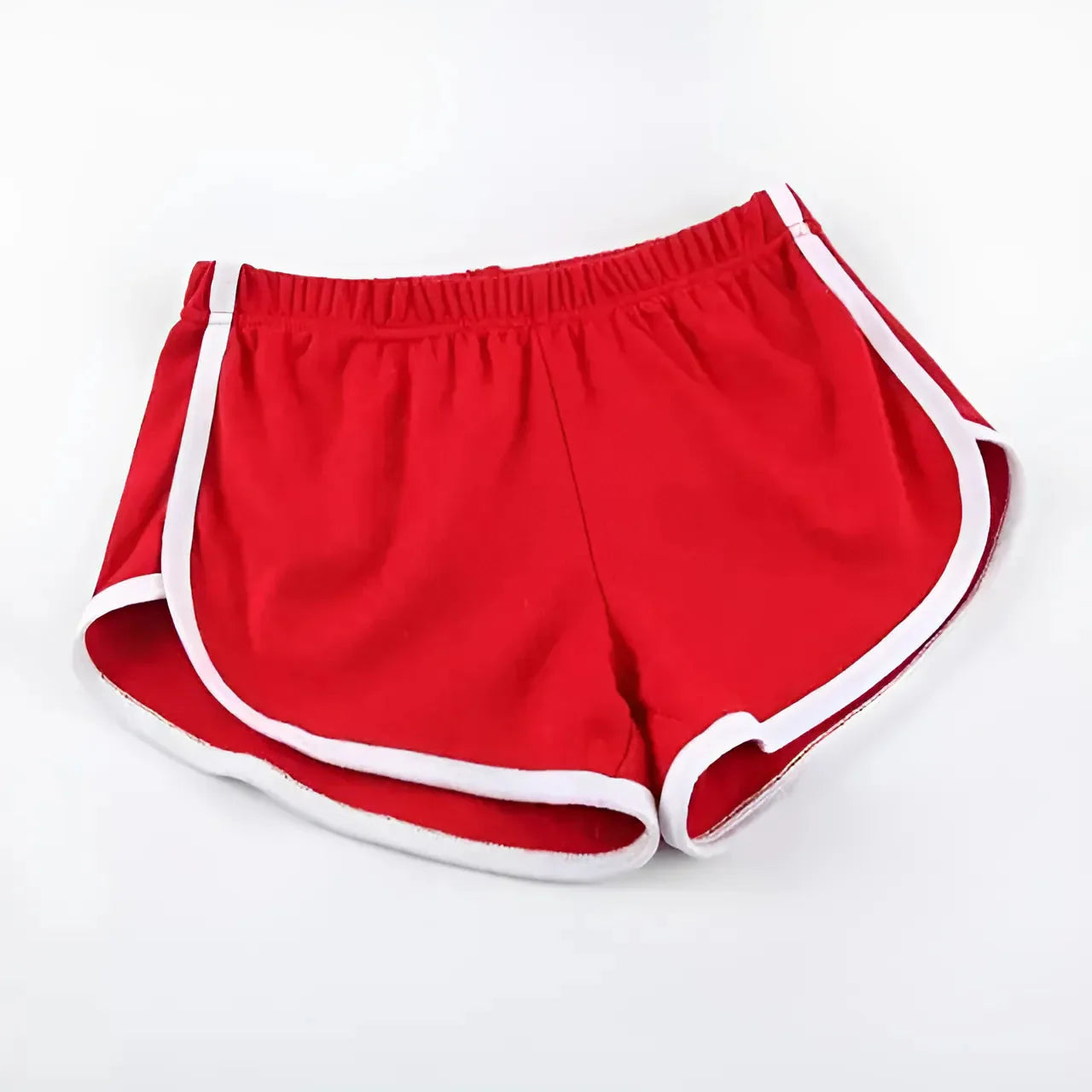 Rosso Pantaloni Corti Sportivi per Dormire