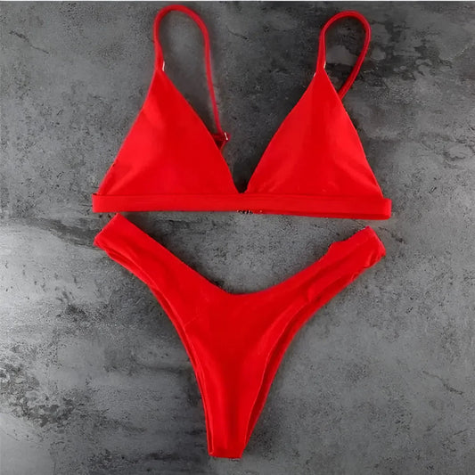 Rosso Costume da bagno a due pezzi