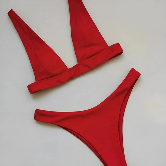 Rosso Costume da bagno universale a due pezzi