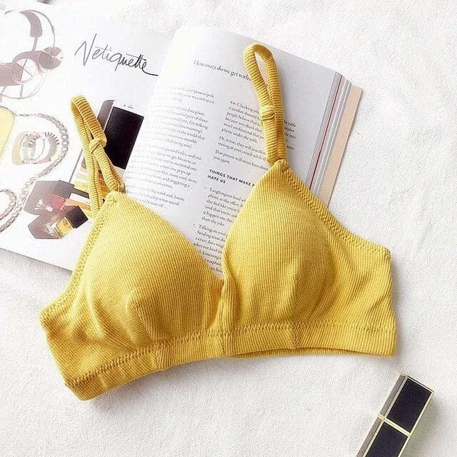 Reggiseno a coppa triangolare - giallo / universale