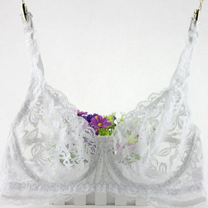 Reggiseno classico in pizzo - bianco / 2b