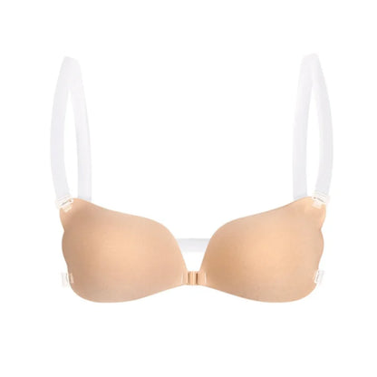 Reggiseno con ritagli e spalline trasparenti