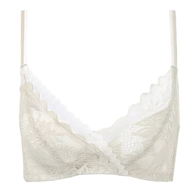 Reggiseno in pizzo bralette - bianco / s