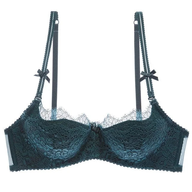 Reggiseno in pizzo con fiocchi