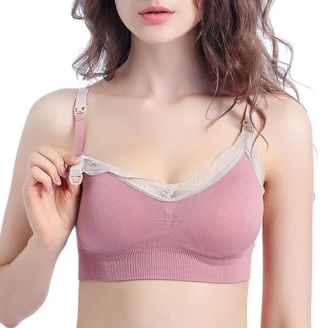 Reggiseno per l’allattamento comodo - viola / 2b