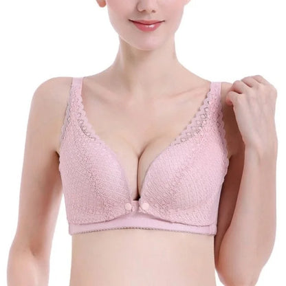 Reggiseno per l’allattamento in pizzo - rosa / 2c