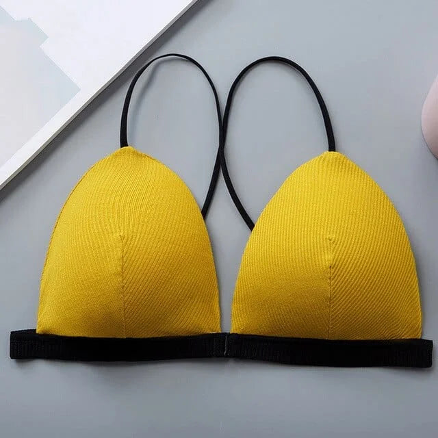 Reggiseno push-up classico - giallo / universale