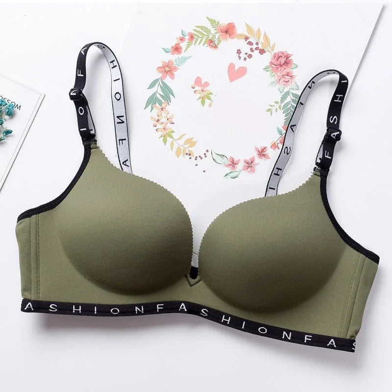 Reggiseno push-up classico senza cuciture - verde / 1b