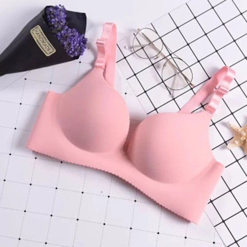 Reggiseno push-up senza cuciture - rosa / 1a