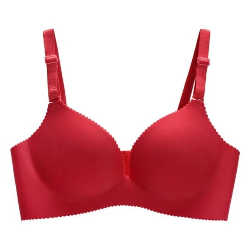 Reggiseno push-up senza cuciture - rosso / 1a