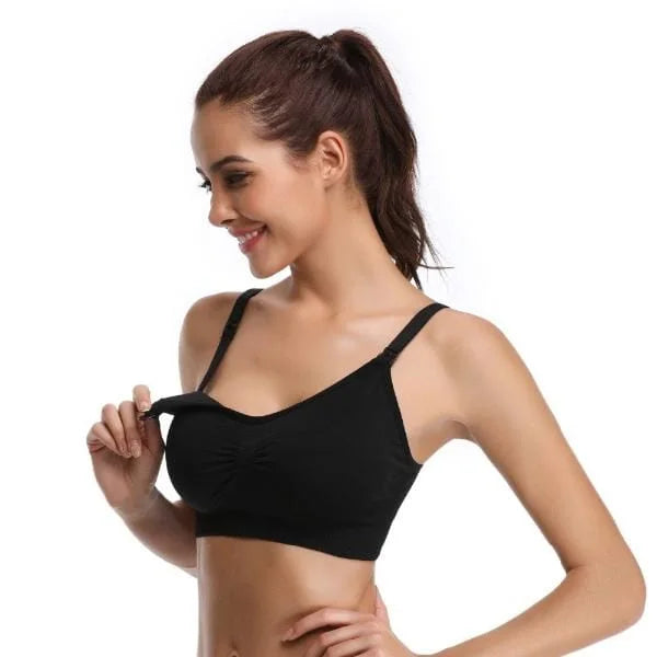 Reggiseno sportivo per l’allattamento - nero / 1c