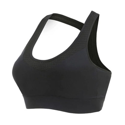 Reggiseno sportivo per taglie forti - nero / s