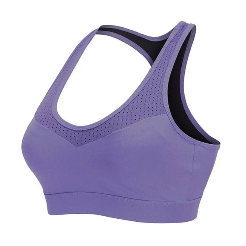 Reggiseno sportivo per taglie forti - viola / s