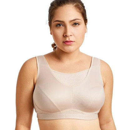 Reggiseno sportivo taglie forti - beige / 3c