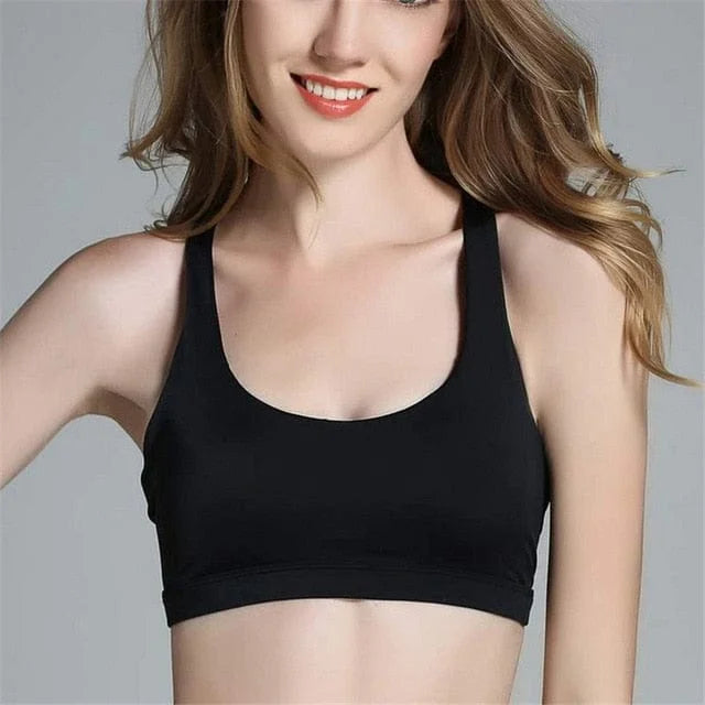 Reggiseno sportivo traspirante - nero / s