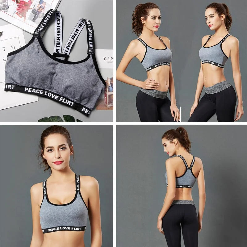 Reggiseno sportivo traspirante versatile