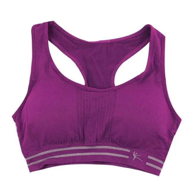 Reggiseno sportivo traspirante - viola / universale