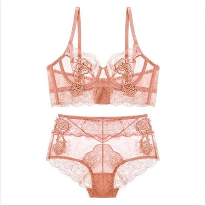 Set di lingerie in pizzo - rosa / 2a