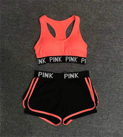 Set sportivo pink - arancia / m