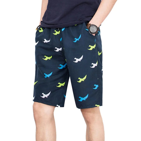 Shorts da bagno lunghi uomo con stampa colorata - modello 1 / s