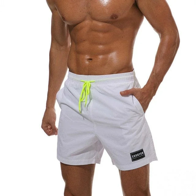 Shorts da bagno lunghi uomo in vari colori - bianco / s