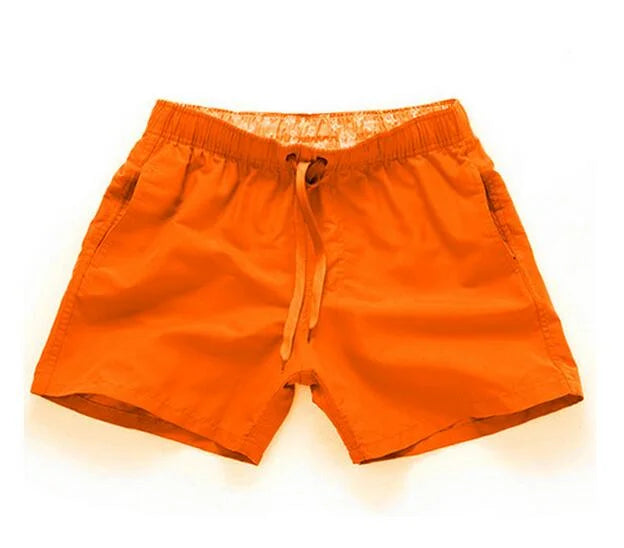 Shorts da bagno uomo con tasche in vari colori - arancia / s