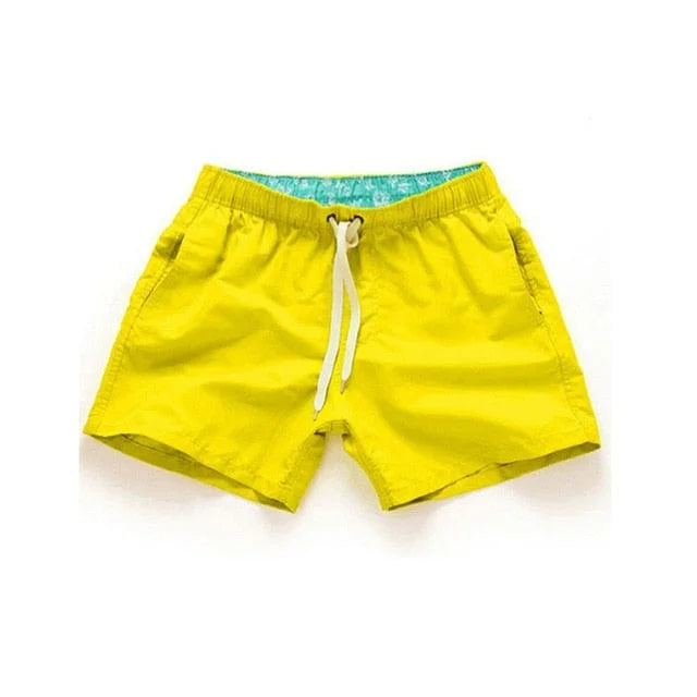 Shorts da bagno uomo con tasche in vari colori - giallo / s