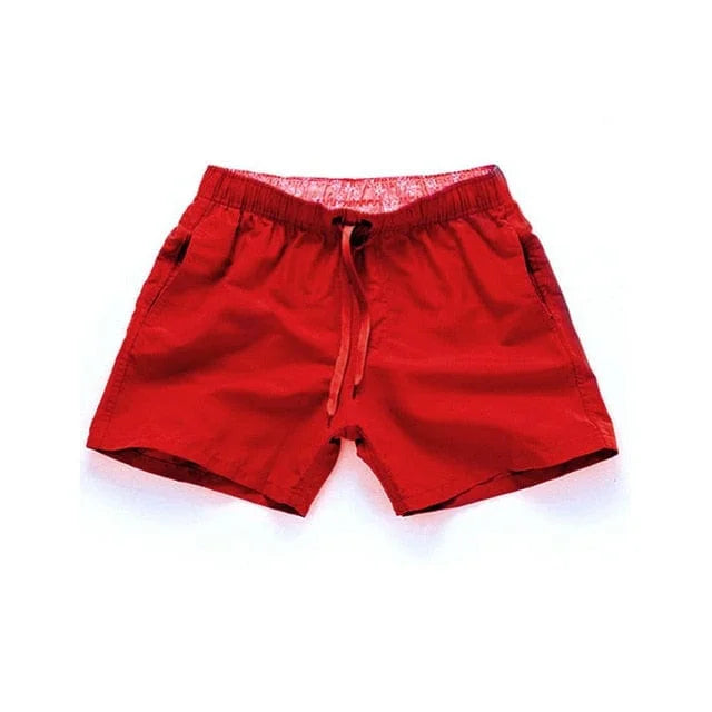 Shorts da bagno uomo con tasche in vari colori - rosso / s